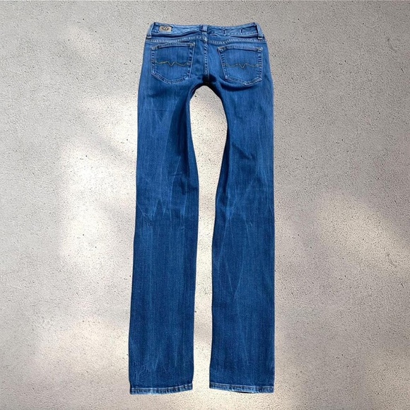 Red Engine Low Rise Skinny Jeans - Picture 2 of 7